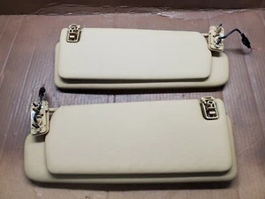 2004-2010 Volkswagen Touareg Sun visor Tan color Set of 2 Lf Rh - Picture 1 of 12