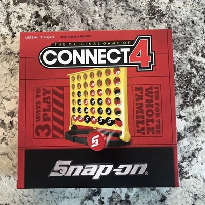 Snap-On Connect 4 Juego Original Cuatro Snap On Caja Original Hasbro Usado en Excelente Condición Completo Foto 1 de 4