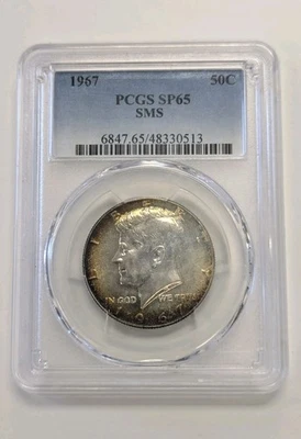 1967  SMS KENNEDY HALF DOLLAR PCGS SP 65- #Z239 - Image 1 of 2