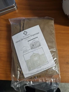 Joy Mangano Espejo 28 Bolsillos Organizador Colgante Joyería Almacenamiento Caqui  - Imagen 1 de 3