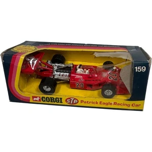 Coche de carreras Corgi 159 STP Patrick Eagle Indianápolis modelo fundido a presión caja de colección - Imagen 1 de 12