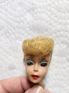 Barbie rubia cola de caballo #5 Mattel 1961 de colección cabeza de muñeca Barbie?? ¿Cabello Estate sin cortar? - Imagen 1 de 12