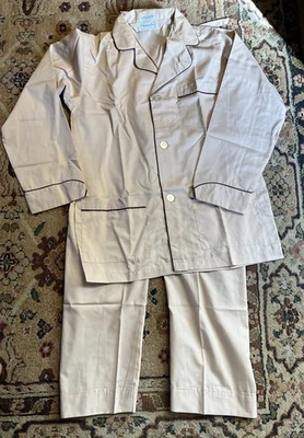 De Colección Christian Dior Monsieur Super Ultra Vino Beige Pijama Top/Inferior Conjunto Talla M Foto 1 de 4