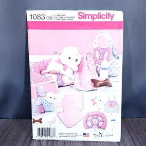 Motivo Cucito 24 Pezzi Imbottito Porta Cuccioli Copriletto NON TAGLIATO Semplicità 1083 - Foto 1 di 3