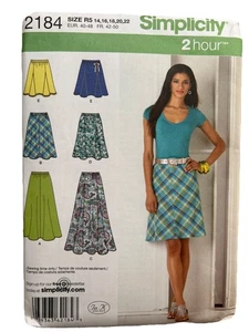 2011 Simplicity Skirt Sewing Pattern 2184 Size 14-22 Uncut - Picture 1 of 2