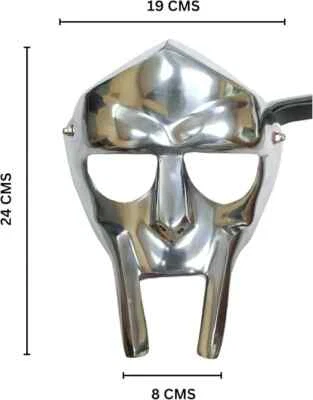 Halloween mask MF Doom face mask Gladiator Helmet Party mask unisex cosplay mask - Image 1 of 4