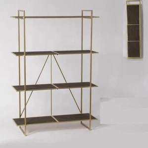 METAL & WOODEN SHELF , BOOK SHELVE MULTI PURPOSE SHELVING - Picture 1 of 1