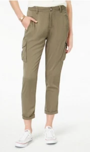 American Rag Juniors' Soft Cargo Pants, Dusty Oilve, Size M, MSRP $49. - Picture 1 of 1