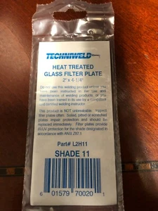Techniweld wärmebehandeltes Glas Filterplatte 2" x 4-1/4" Schirm 11 - Bild 1 von 2