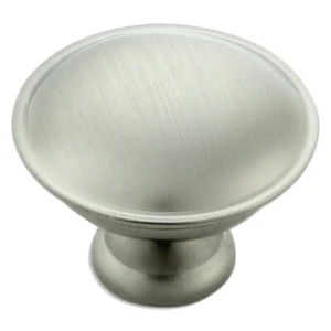 Paquete de 25 tiradores de cajón de cocina de níquel satinado cepillado para perilla de gabinete, Fastec K4611BSN - Imagen 1 de 1