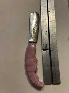 Esparcidor de cerámica de camarón rosa Goodfriend INOX Portugal cuchillo servidor de mantequilla de queso - Imagen 1 de 3