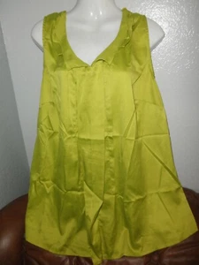 Ladies Smooth & Slinky Tank Top, Lemon Lime, Lane Bryant, Plus 24 - Picture 1 of 1
