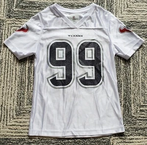 Houston Texans NFL Team Apparel J.J. Watt #99 White Girl's Jersey-Sz Girls M 7-8 - Picture 1 of 17