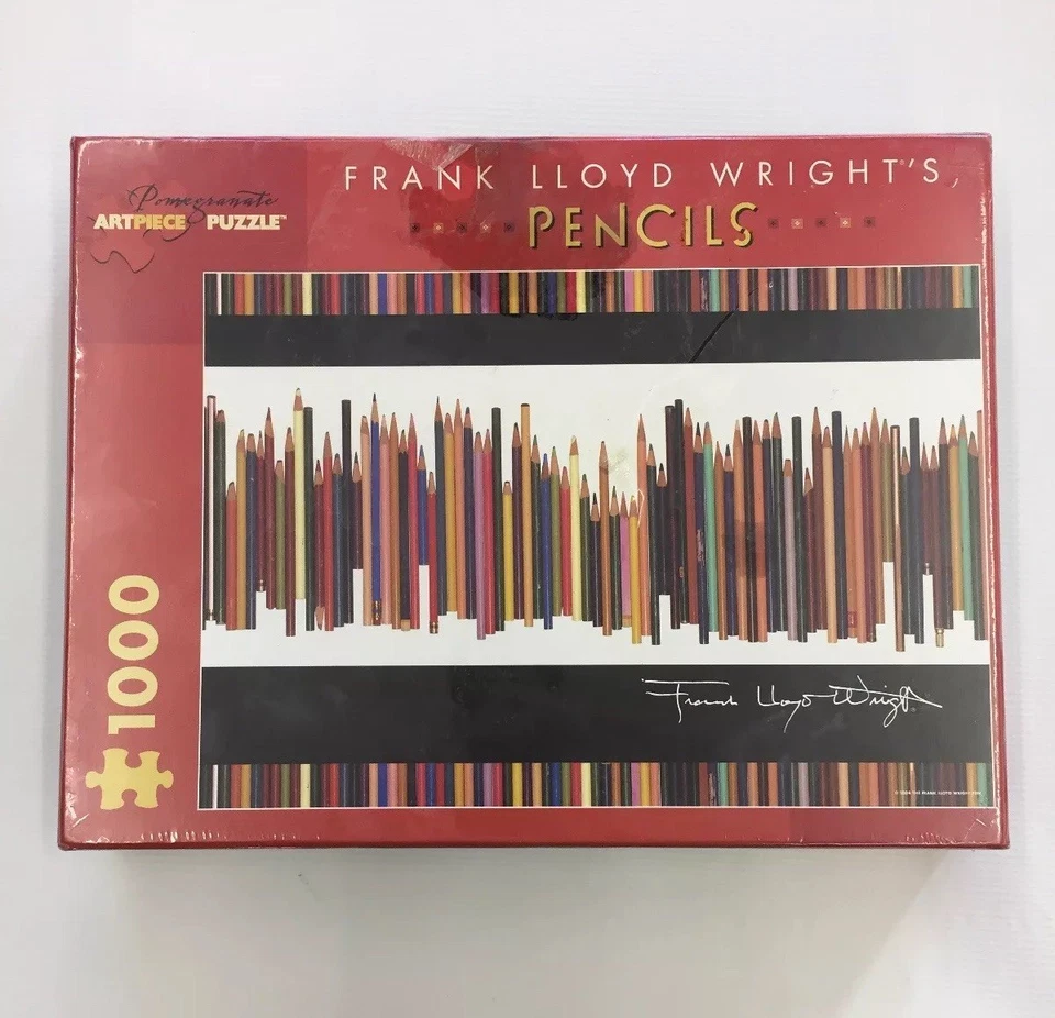 Frank Lloyd Wright's Pencils 1000pc Jigsaw Puzzle Pomegranate Art