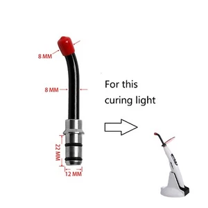 Dental Fiber Optic Guide Glass Tip 8mm for Curing Light Woodpecker type LED B T4 - Picture 1 of 5
