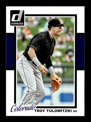2014 Donruss #290 Troy Tulowitzki - Image 1 of 2