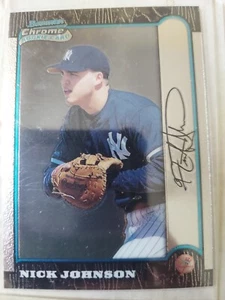 NICK JOHNSON - 1999 Bowman Chrome "Rookie" - #185 - Yankees - - Picture 1 of 2