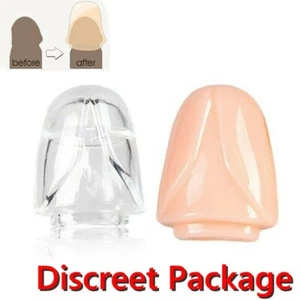 2P Stretcher Enlarger Erection Foreskin HinderMale Glans Sleeve Protector Penis - Picture 1 of 8