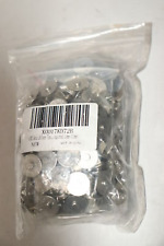 (100-Pk) Magnetic Button Clasp Snaps Silver 14mm 