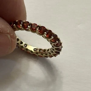 Nice Sterling Silver 925 Eternity Ring Size 7 - Picture 1 of 12