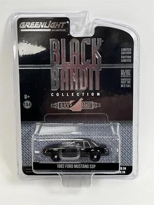 Ford Mustang SSP 1982 Black Edition 1:64 Scale Greenlight 28050B - Image 1 of 4