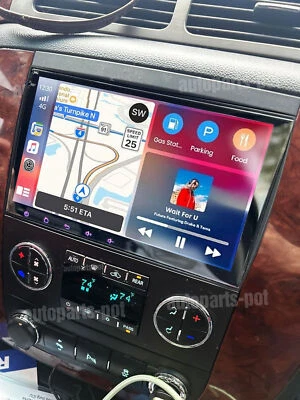 Rádio Carplay Estéreo para Carro GMC Yukon Chevy Tahoe Suburban Silverado 2007-2013 - Imagem 1 de 4