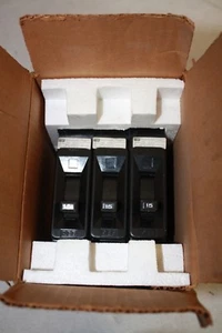(3) FEDERAL PACIFIC NE113015 CIRCUIT BREAKERS - Picture 1 of 2