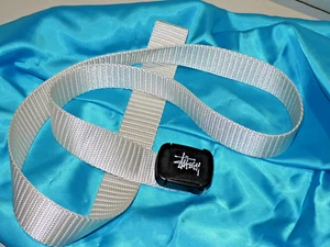 Stussy Webbed White Belt. Size: O/S - Picture 1 of 1