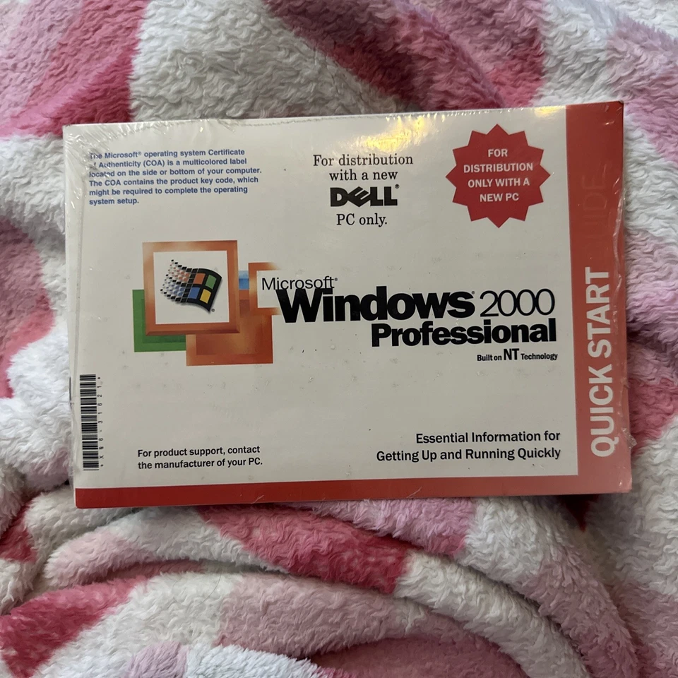 Dell Microsoft Windows 2000 Professional Reinstallation CD WK2+SP1 in packaging￼ - Image 1 of 2