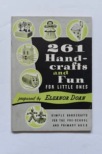 1960 Vintage 261 HANDCRAFTS and FUN For Little Ones SC Book Eleanor Doan (E) - Picture 1 of 8