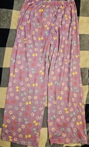 Circo Girls Purple Paw Print Pajama Pants Size Large - Picture 1 of 10