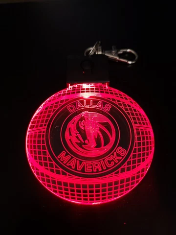 Dallas Mavericks  Basketball 3D Light Keychain Cover