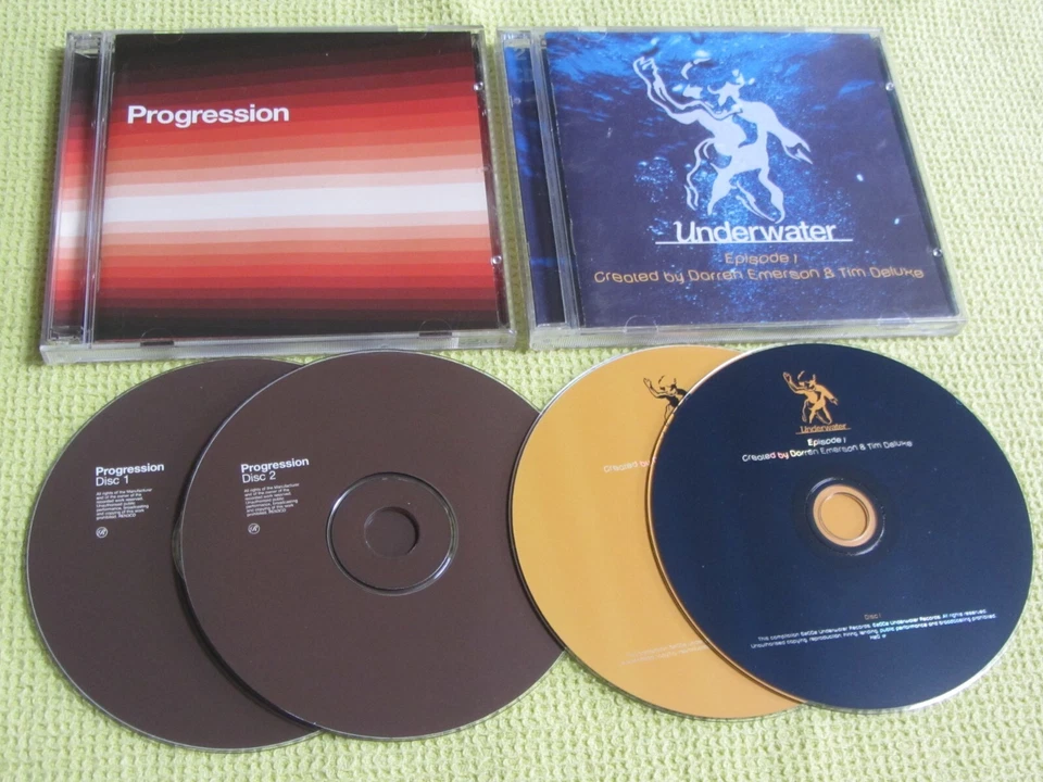 Renaissance Progression & Underwater Episode 1  2 Albums 4 CDS Progressive House - Image 1 of 1