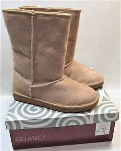 Gitano Stiefel Beige Damen Größe 7,5 Neu Vintage - Bild 1 von 7