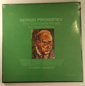 Prokofiev Rare Vinyl LP Set Sealed  Vox SVBX5409 Solo Piano Gyorgy Sandor Sonata - Picture 1 of 10