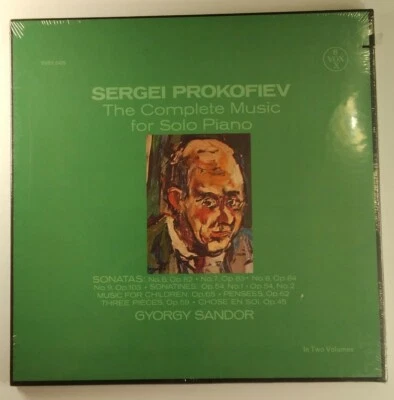 Prokofiev Rare Vinyl LP Set Sealed  Vox SVBX5409 Solo Piano Gyorgy Sandor Sonata - Image 1 of 4