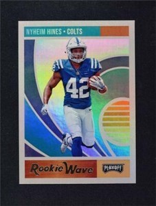 2018 Panini Playoff Rookie Wave #13 Nyheim Hines - Indianapolis Colts