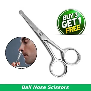 Tijeras de aseo - Punta redondeada para oreja, nariz, bigote y barba, tijera segura para bebé - Imagen 1 de 6