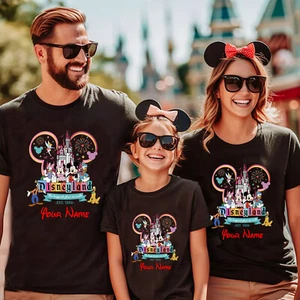 Personalised Disneyland 2025 T-Shirt Family Matching Disney Unisex Kids Tee Gift - Picture 1 of 3