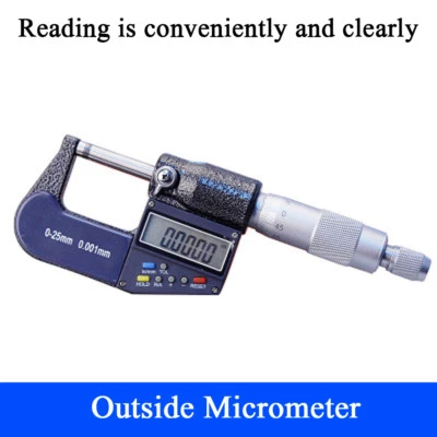 7 Key Digital Electronic Outside Micrometer Caliper 0-25mm/0-1" 0.00005"/0.001mm - Image 1 of 4