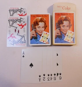 Vintage Coca Cola 1961 "Score Pad" Deck of Playing Cards - Bild 1 von 1