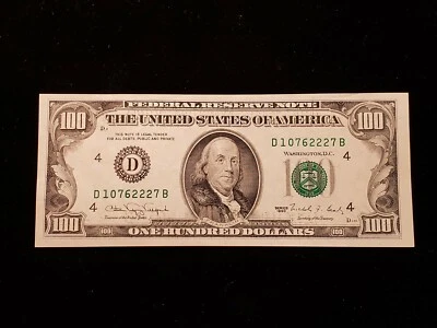 1990 $100 FRN FEDERAL RESERVE NOTE - CLEVELAND - UNC - SKU-CA216 - Image 1 of 4