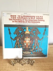 Philip L. Barbour Narrates "The Jamestown Saga",CAEDMON Vinyl LP ExLib VG+*23 - Picture 1 of 5
