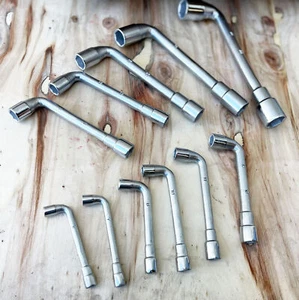 11pc L-Type Perforation Socket Wrench Double Head Spanner Tampered Set (6-22MM) - Picture 1 of 5