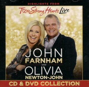 JOHN FARNHAM & OLIVIA NEWTON JOHN (CD + DVD) TWO STRONG HEARTS LIVE Deluxe *NEW*