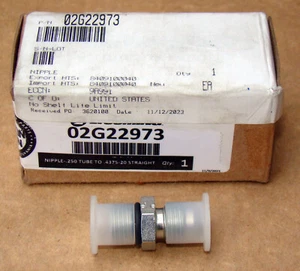 Pezón Lycoming 02G22973, tubo de 1/4 a 7/16-20 recto, TIO-540-AKlA IO-360-M1A - Imagen 1 de 4