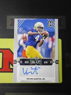 2022 Leaf Draft Football Autograph Rookie Kevin Austin Jr. - Image 1 of 2