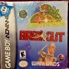NEW Nintendo GameBoy Advance game - Breakout + Centipede + Warlords cartridge