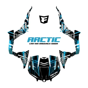 ARCTIC Racing Graphics Decal Kit fits 13-16 Can-Am Maverick 1000R XDS Turbo - Bild 1 von 8
