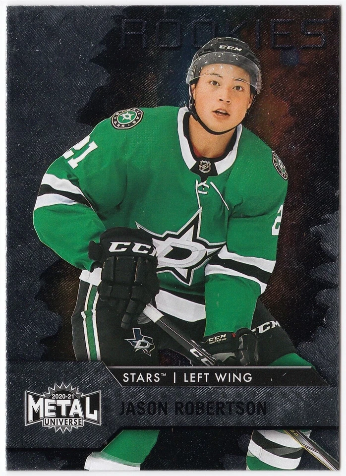 2020-21 Upper Deck Skybox Metal Universe Rookies JASON ROBERTSON 101 Stars UD RC - Image 1 of 1
